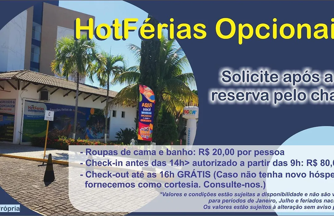 HotFérias - Flat no Enseada Caldas Novas, acesso ao Lago e pesca permitida, próx ao Náutico Praia Clube-1