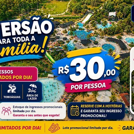 HotFérias - Flat no Enseada Caldas Novas, acesso ao Lago e pesca permitida, próx ao Náutico Praia Clube-2